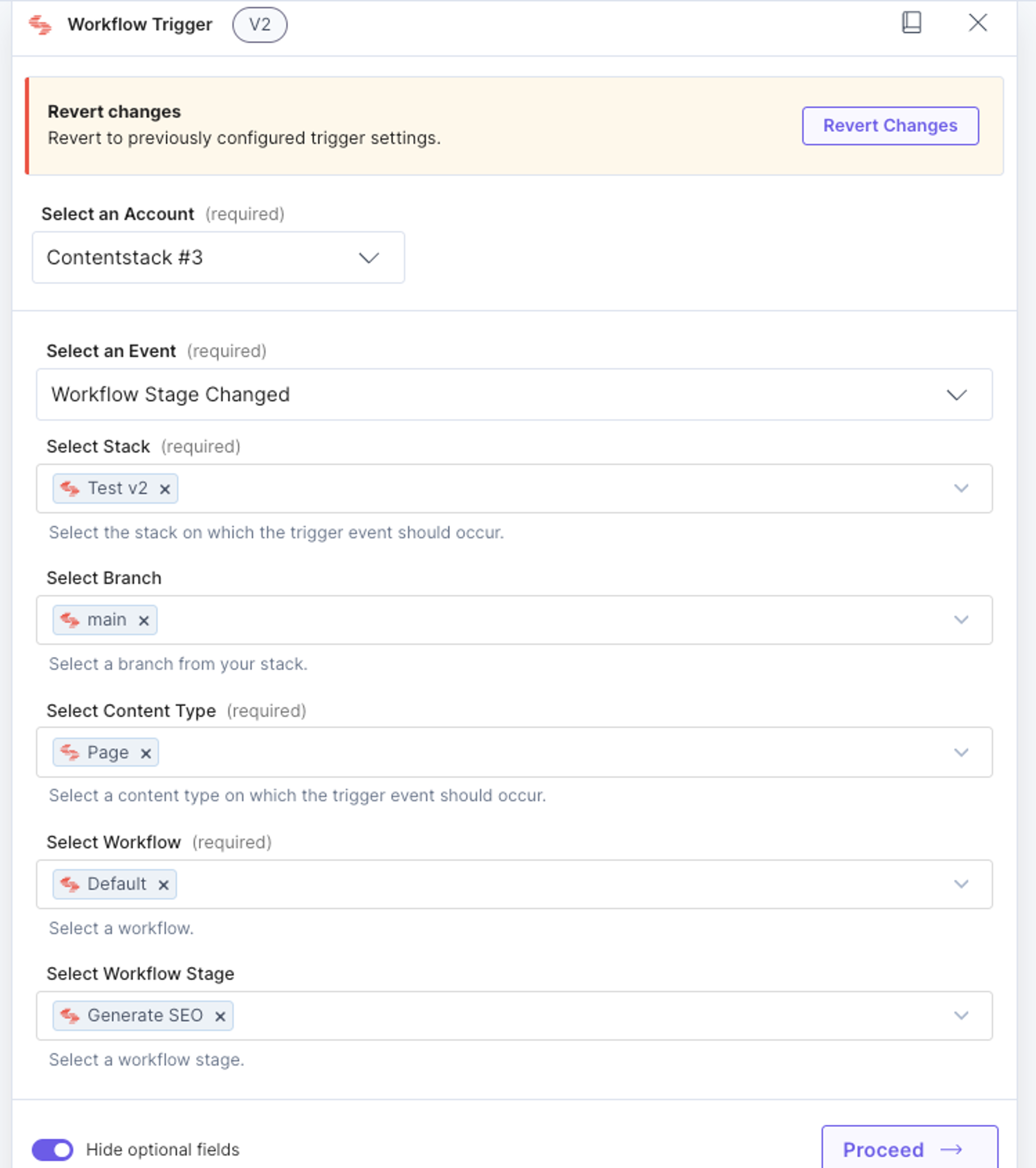 Workflow Trigger Setup