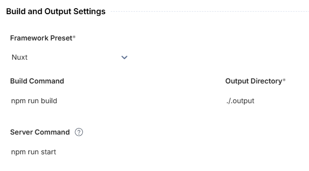 Launch_Nuxt_CreateNewProj-Build_and_Output_Settings.png