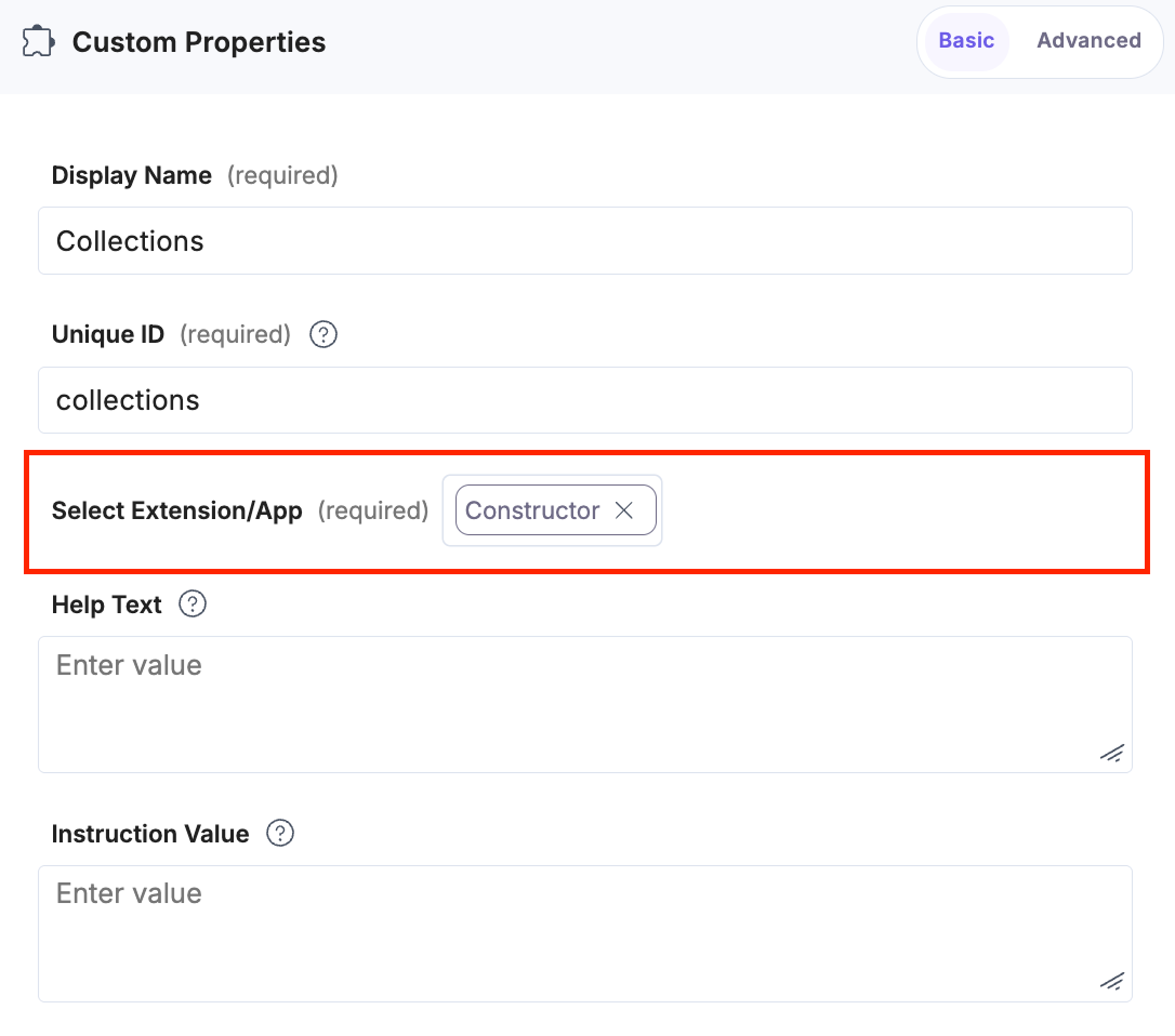 Constructor-Added-In-Custom-Field