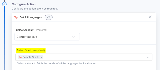 Contentstack Management - Languages Actions | Contentstack
