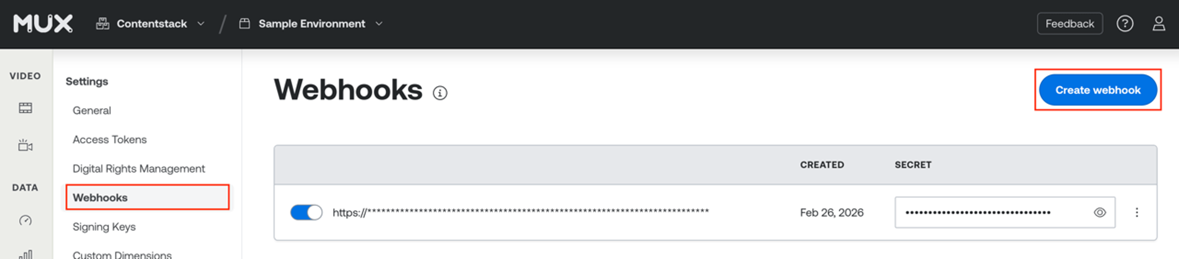 Mux-Get-Credentials-Create-Webhook