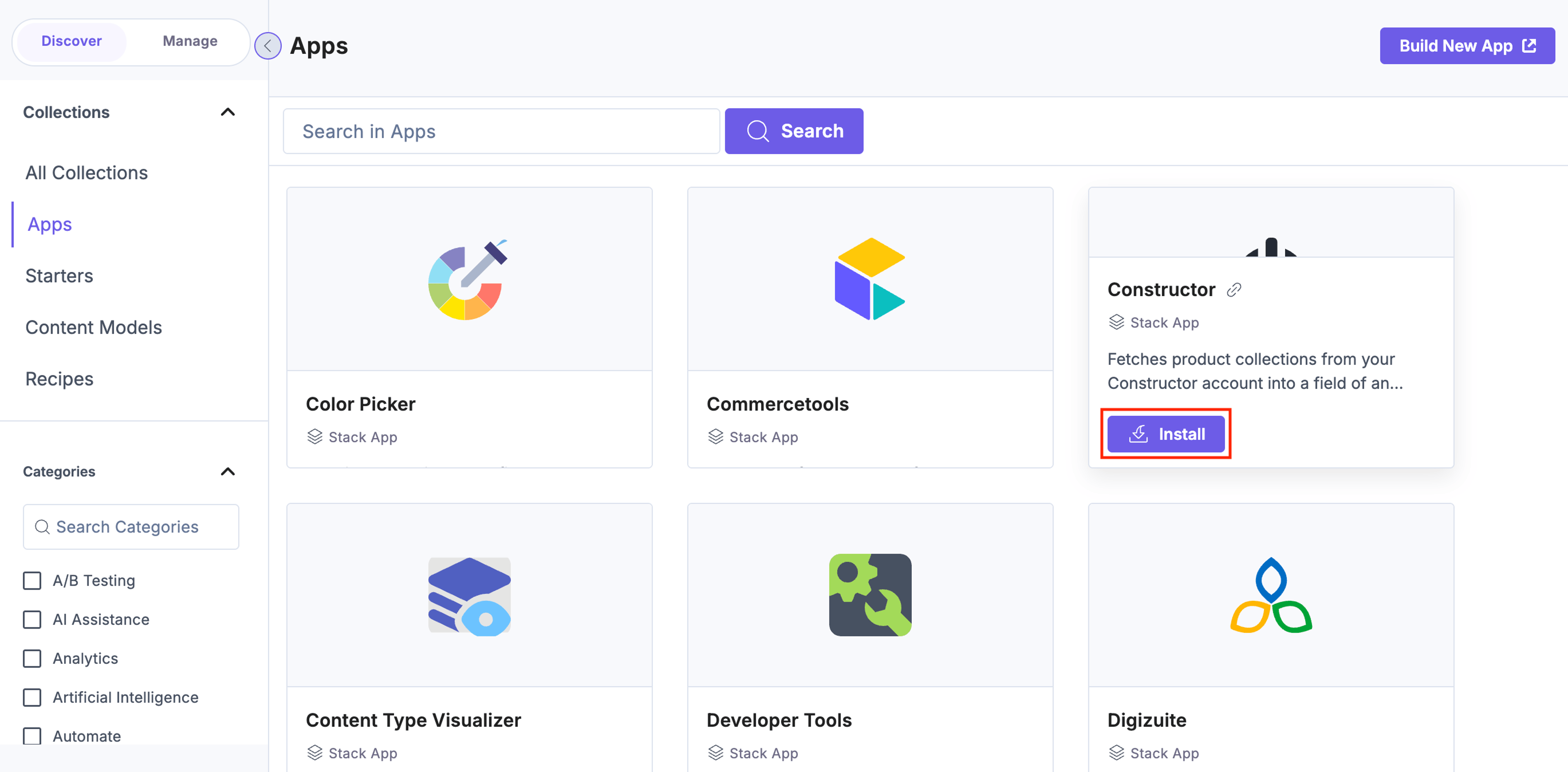 Constructor-App