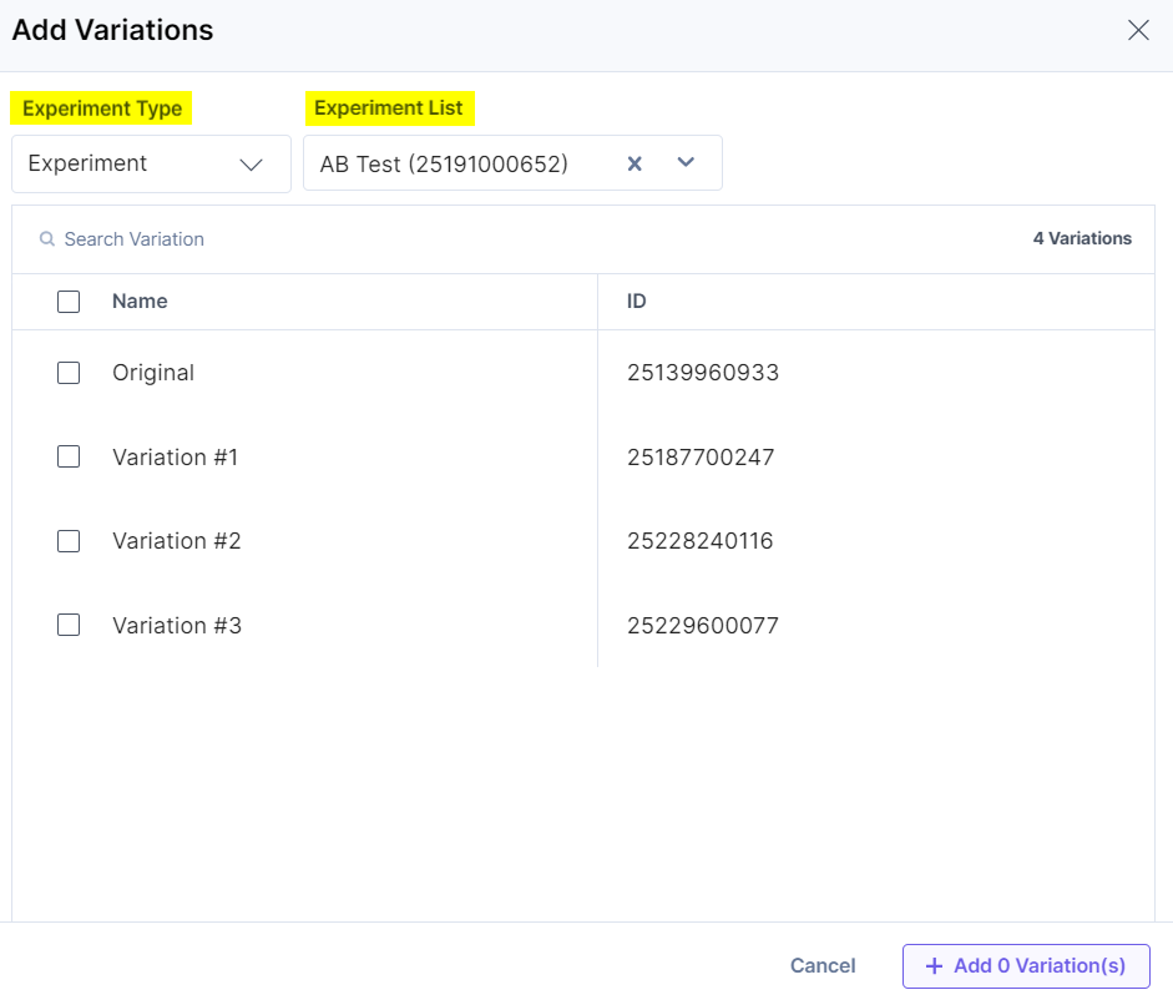 Optimizely-Variations-Modal-Type-Experiment
