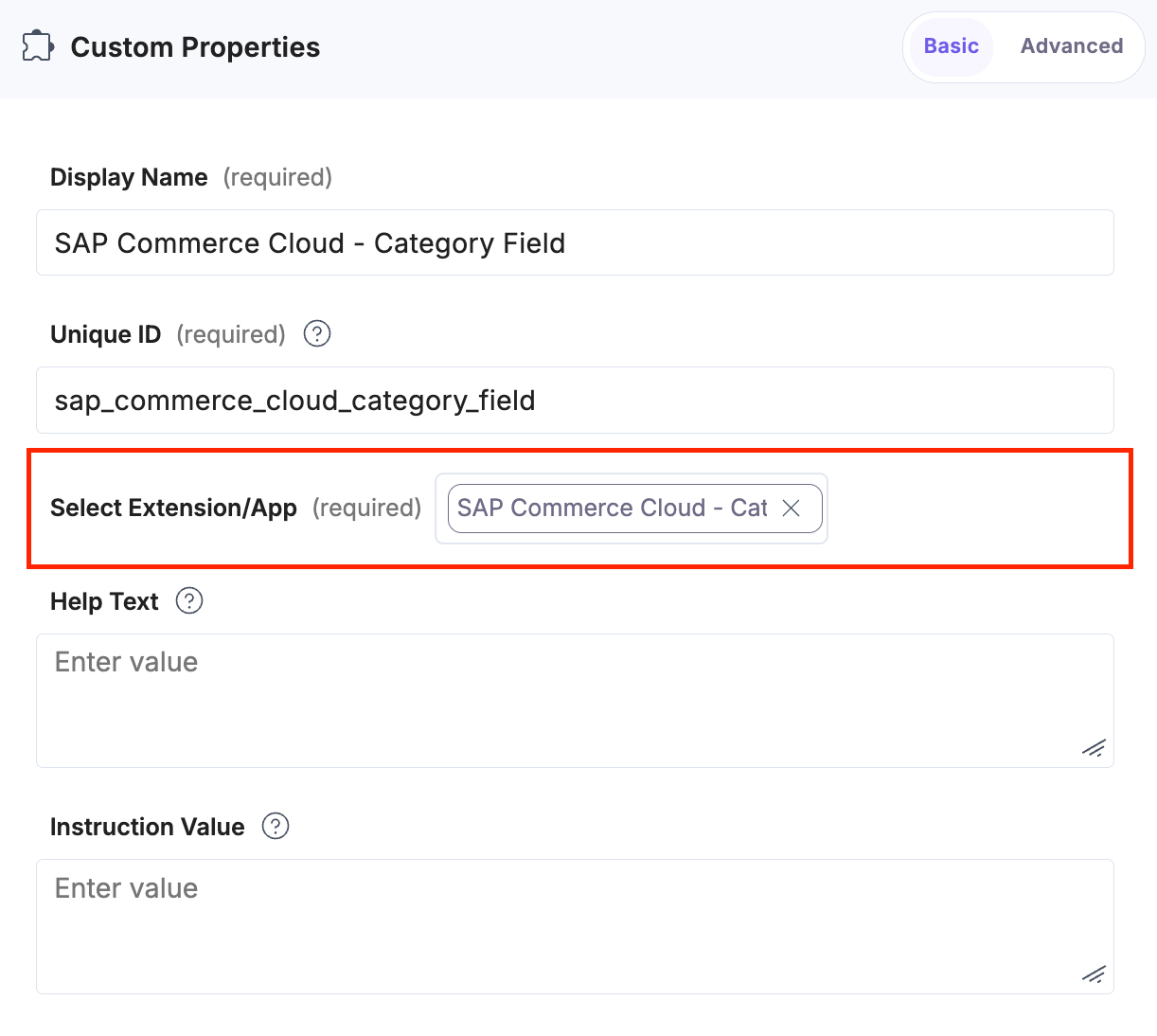 SAP-Commerce-Cloud-Added-Category-In-Custom-Field