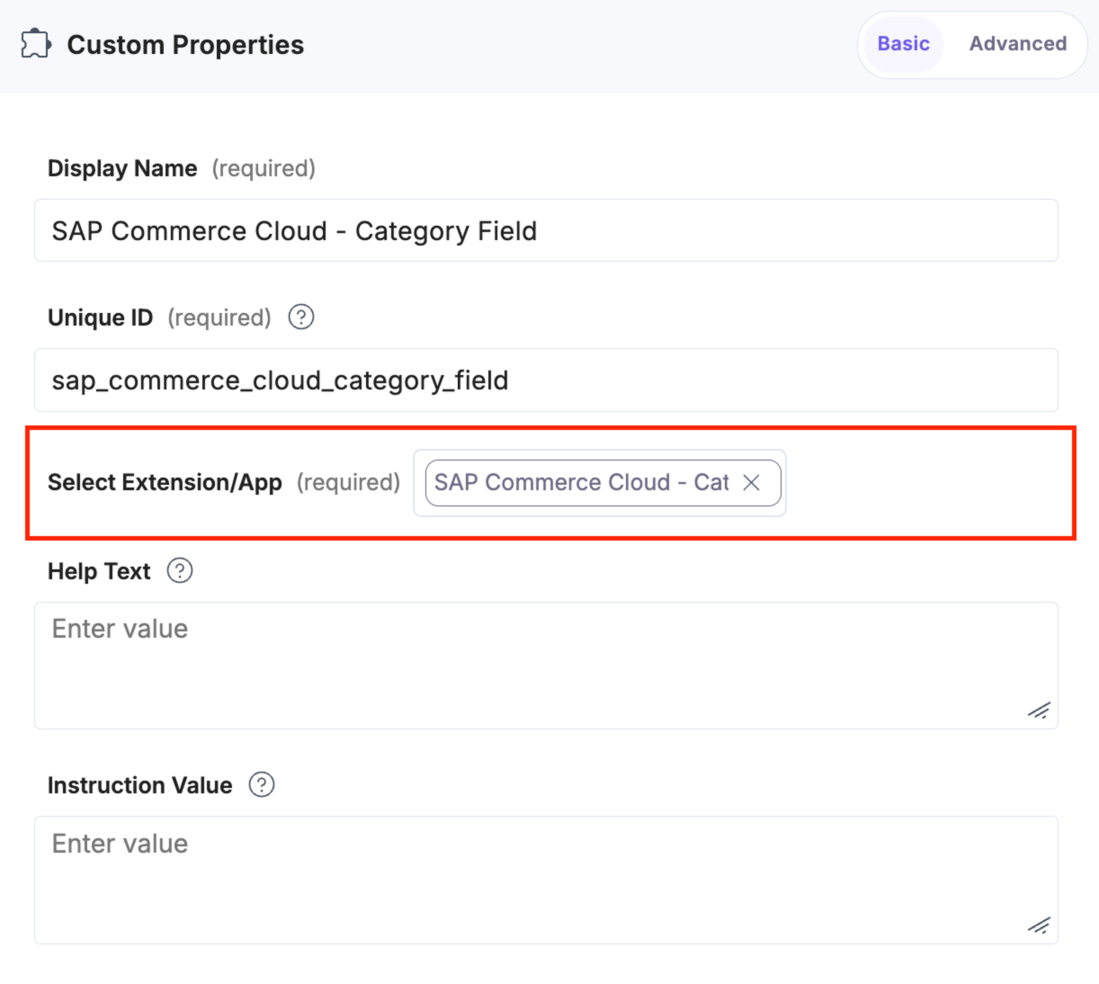 SAP-Commerce-Cloud-Added-Category-In-Custom-Field