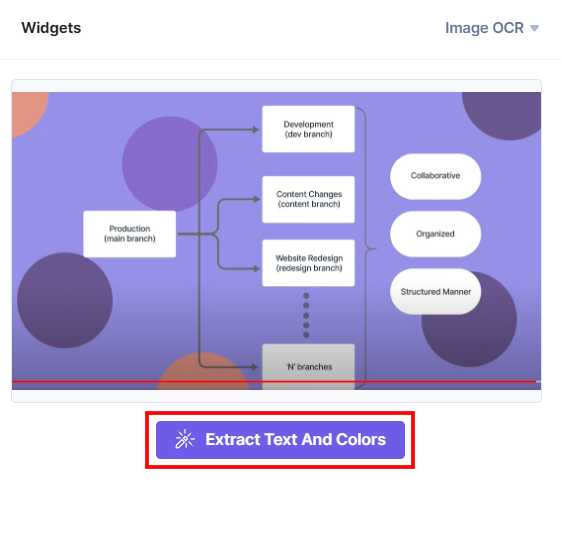 Image-OCR-Extract-Text-And-Colors-Button