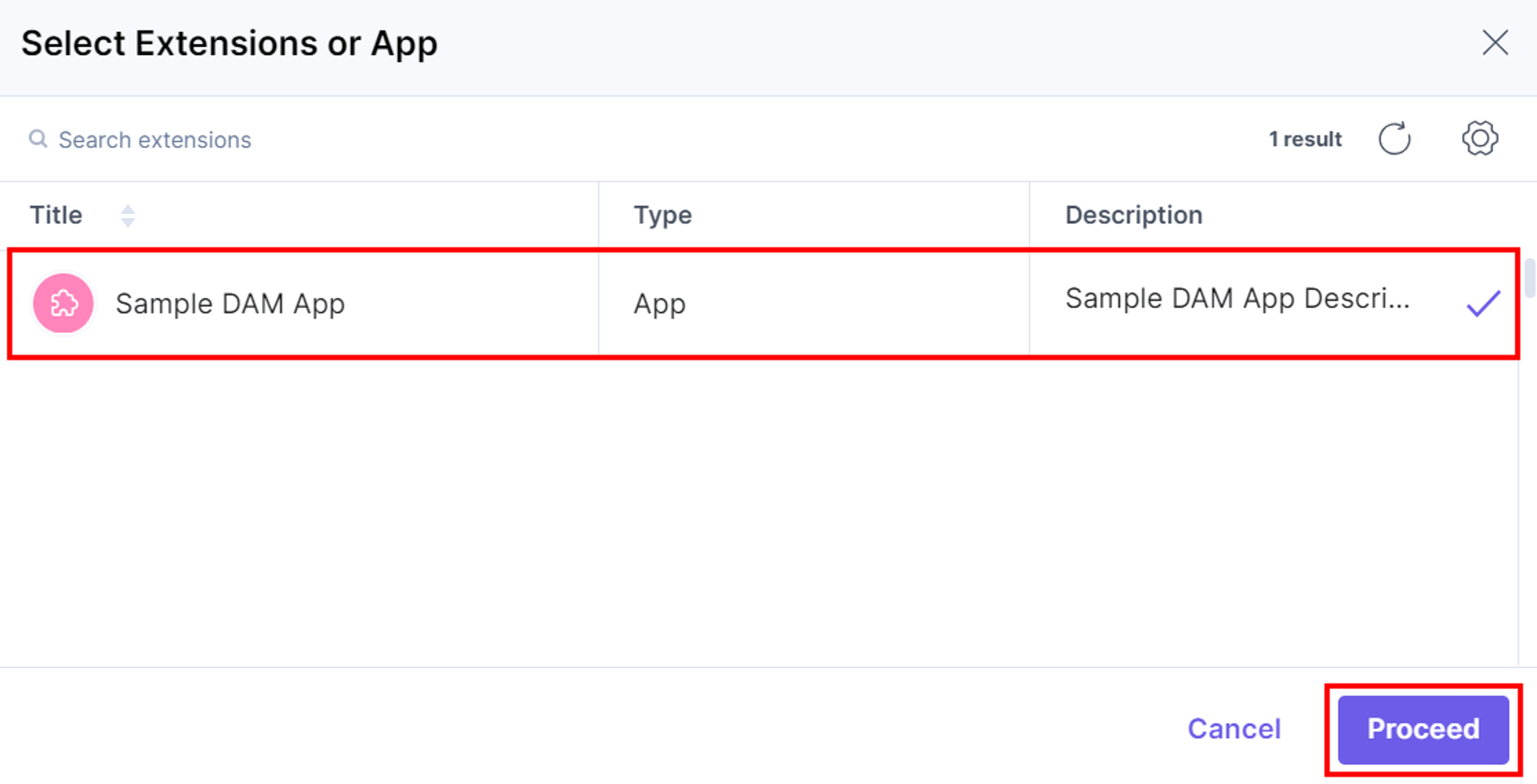 DAM-Biolerplate-Add-App-In-Custom-Field