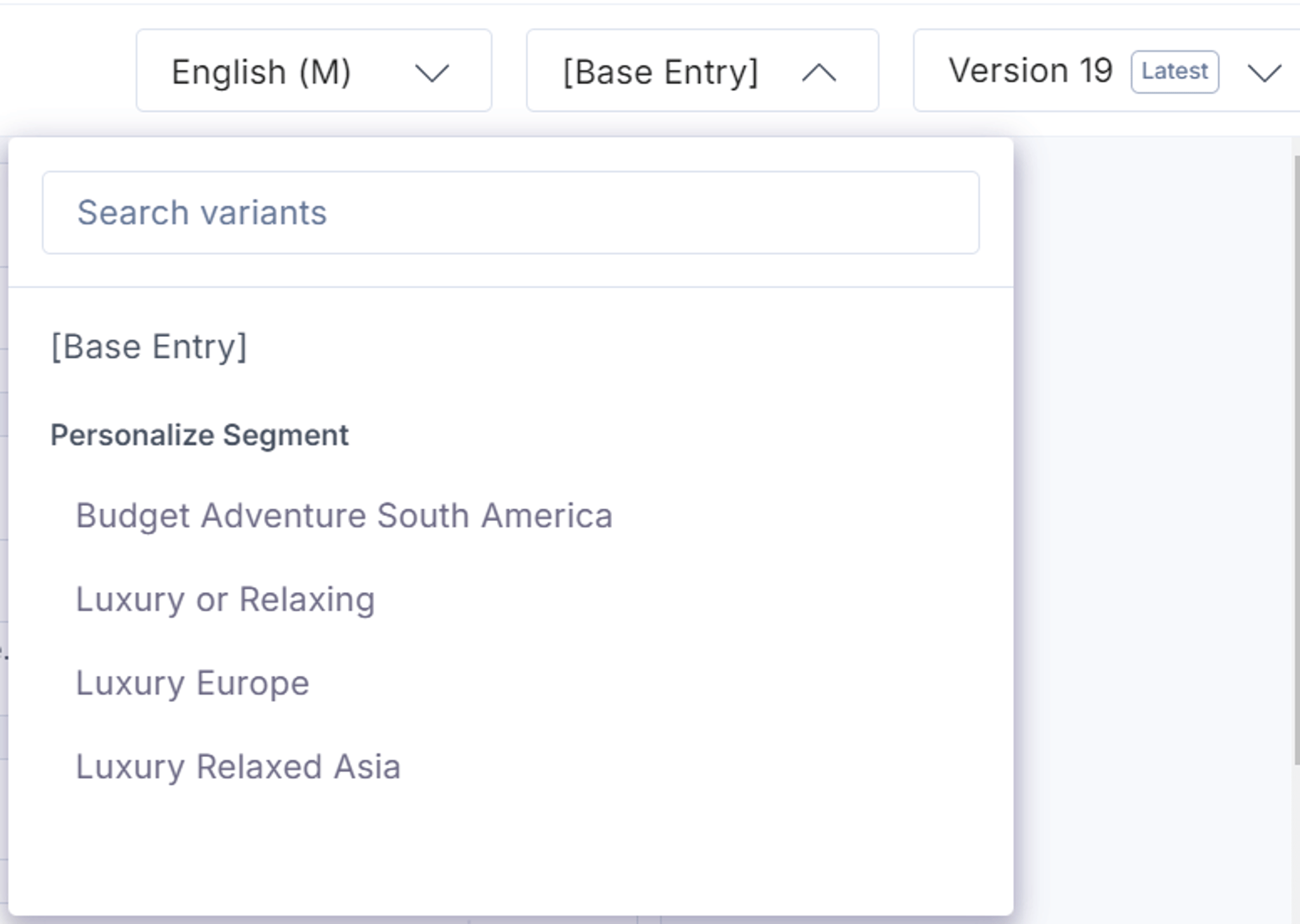 Create an Entry Variant | Contentstack
