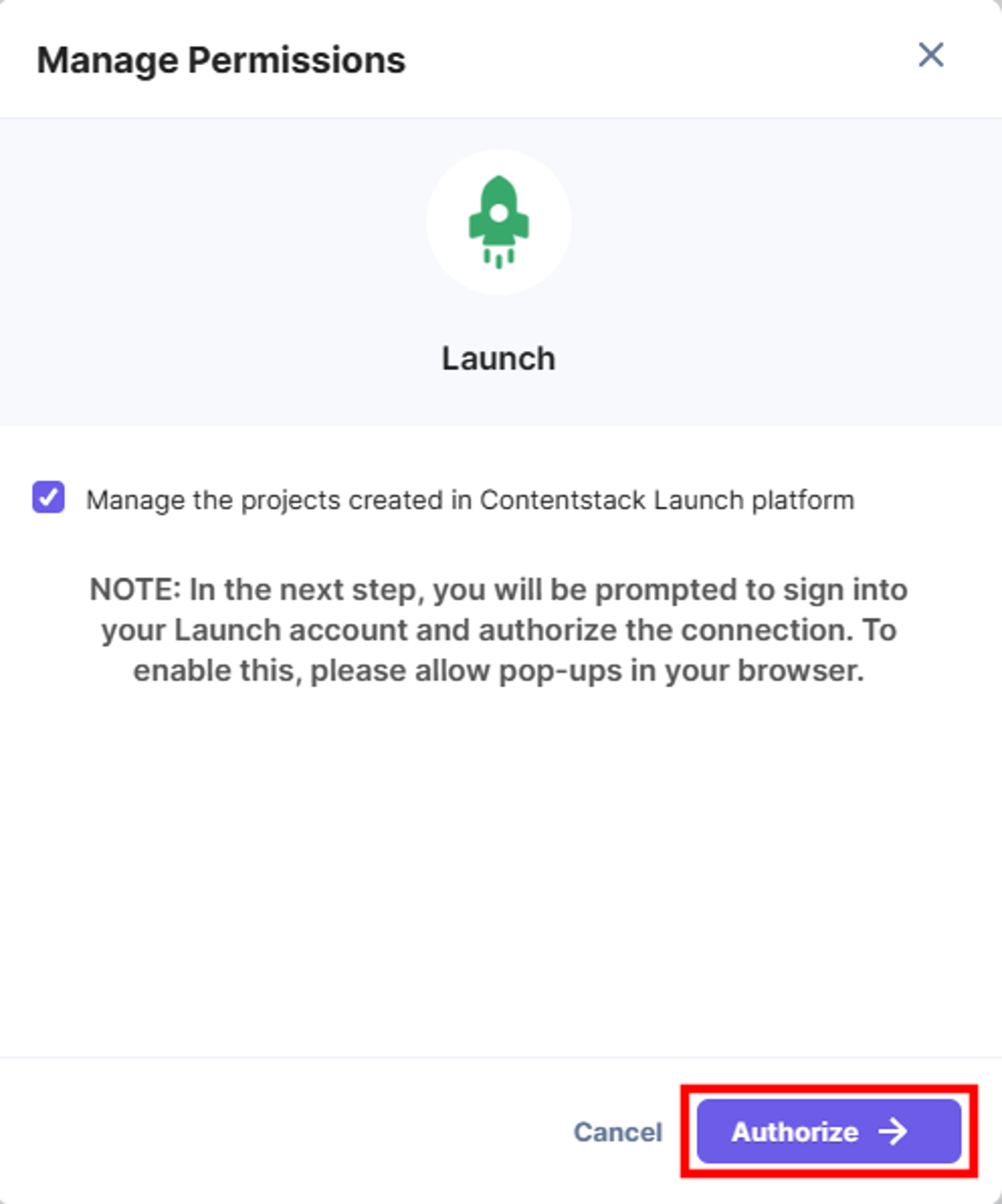 Authorize