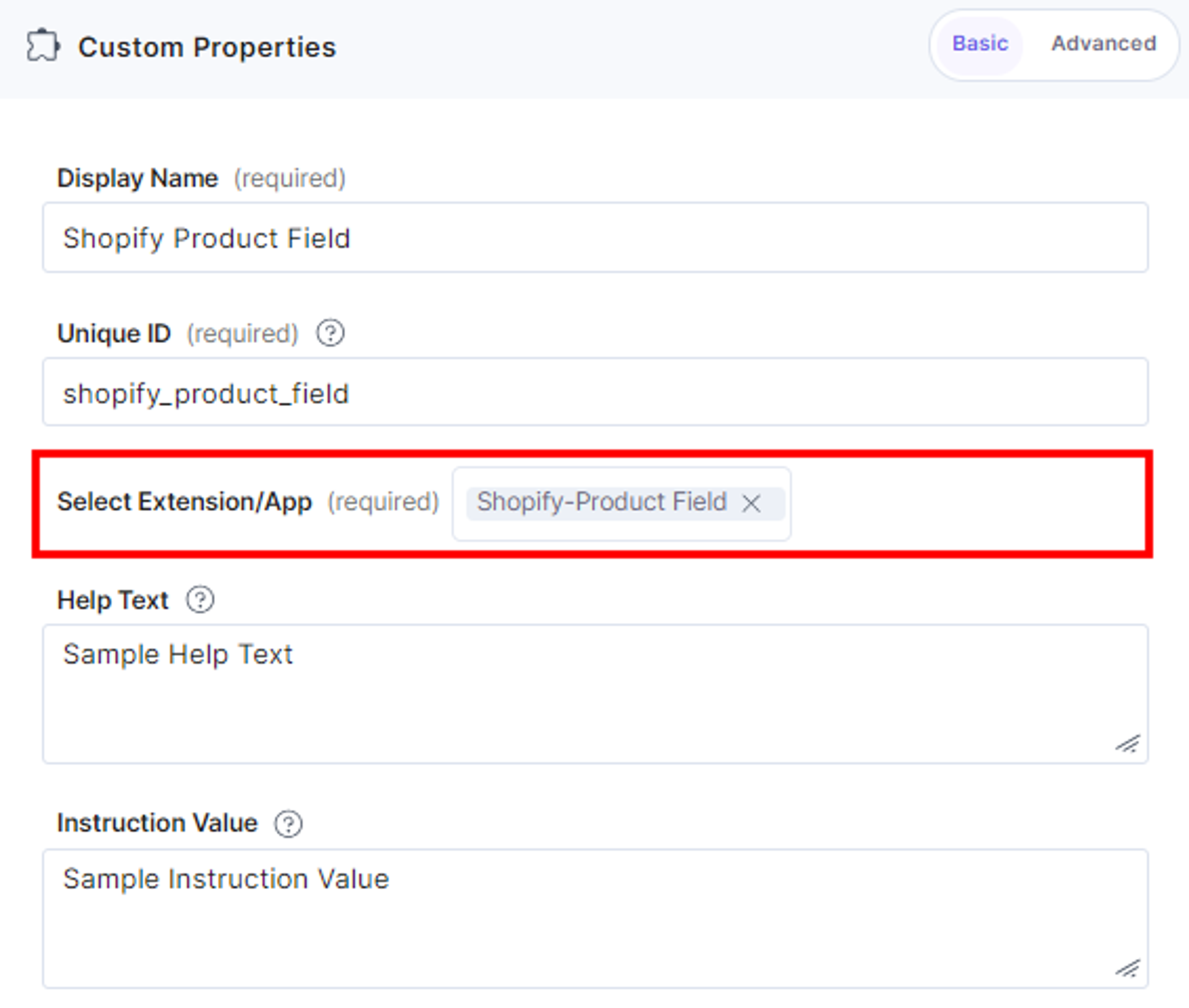 Shopify-Custom-Product-Field-Added