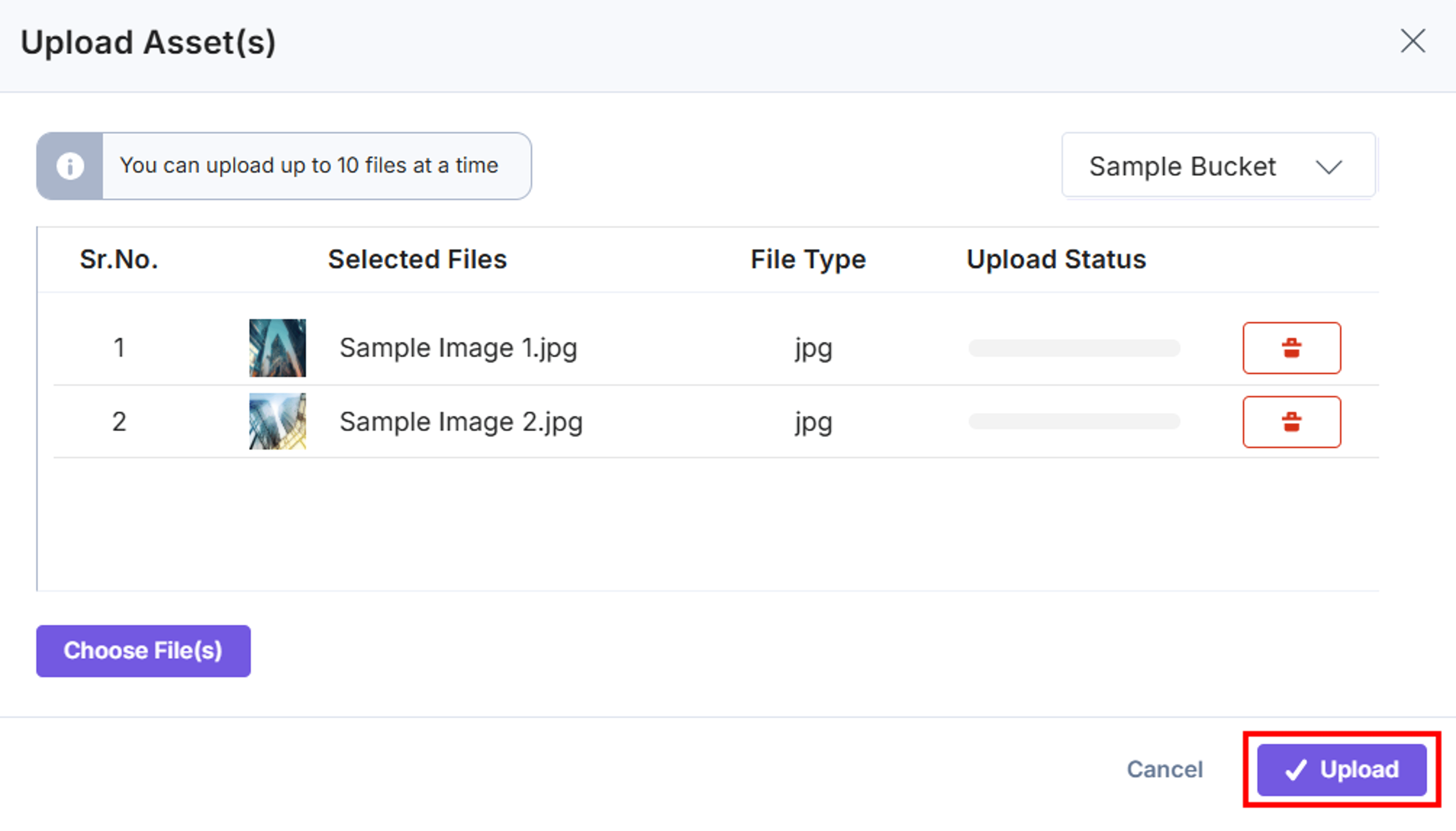 Amazon-S3-Custom-Field-Upload-Assests-Upload-Button