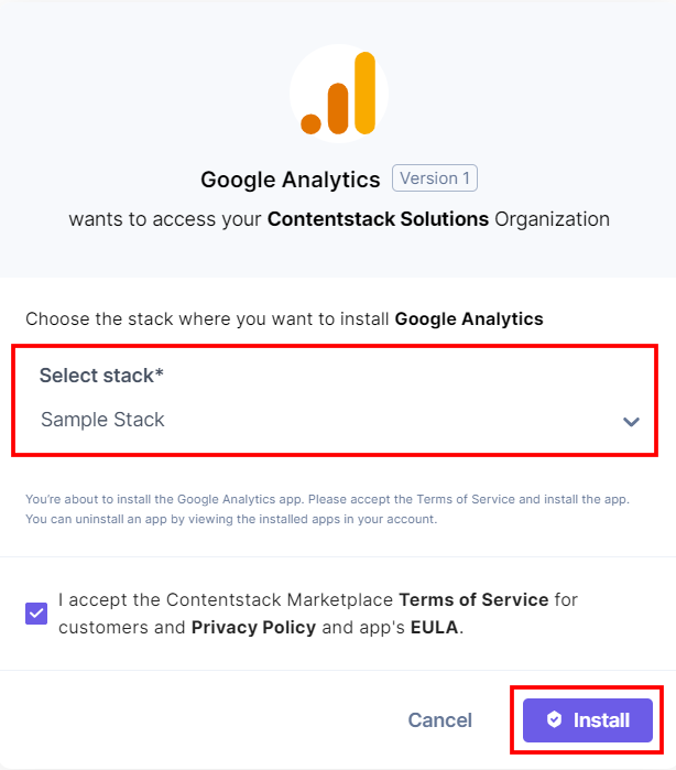 Google Analytics App Installation Guide Contentstack