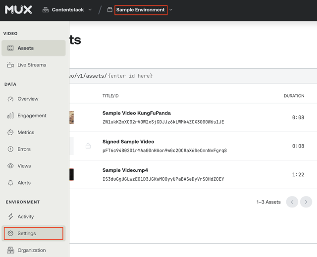 Mux-Get-Credentials-Environment-Settings