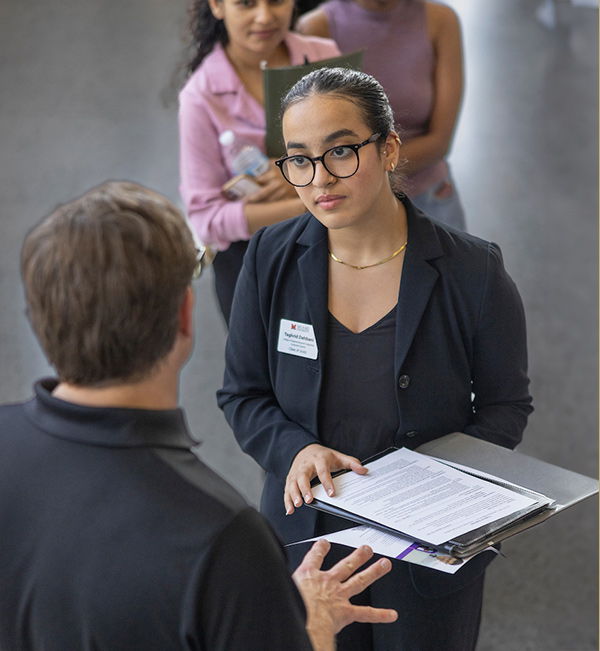 career fair interview