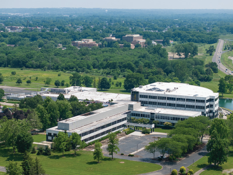 Ariel view of the AM Hub