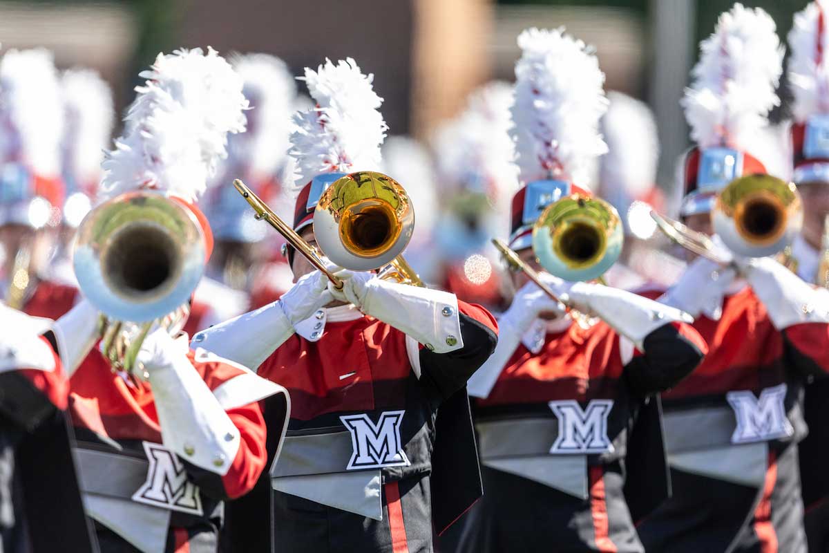 marching band trombones