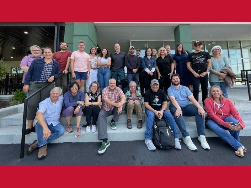 group photo of Art department faculty