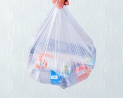 Bolsas de basura de material 100% reciclado con asas de amarre 20L 30L -  160 bolsas