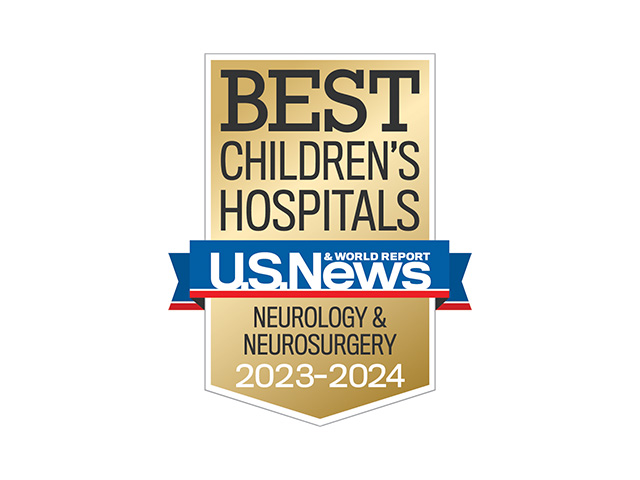 US News and World Report badge 2023-24 pediatric neurology