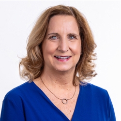 Portrait of Susan Burkholz.