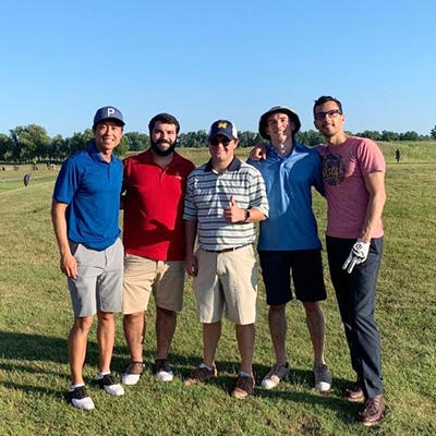 residents golfing