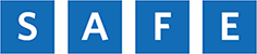 Blue Envelope suicide prevention S.A.F.E. graphic, Stay with the student, Access help, Feelings validated, Eliminate lethal risk