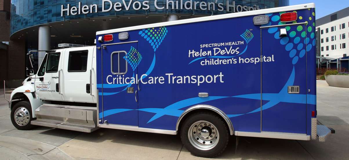 Spectrum health Critical Care Transport Ambulance