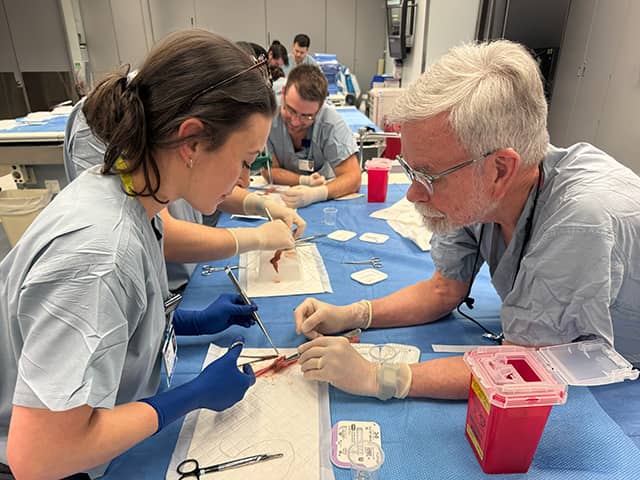Educator and student learning at the simulation center