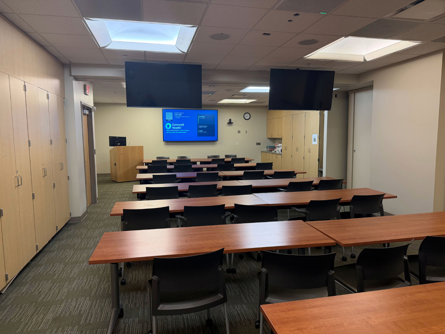 Classroom view for the family medicine program at Troy