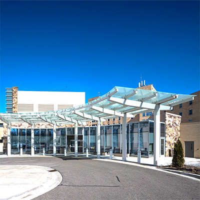 Exterior of Corewell Health Lakeland Hospitals – St. Joseph Hospital