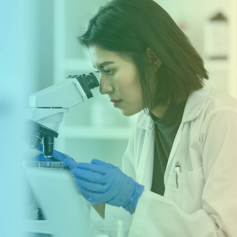 Woman scientist in the lab
