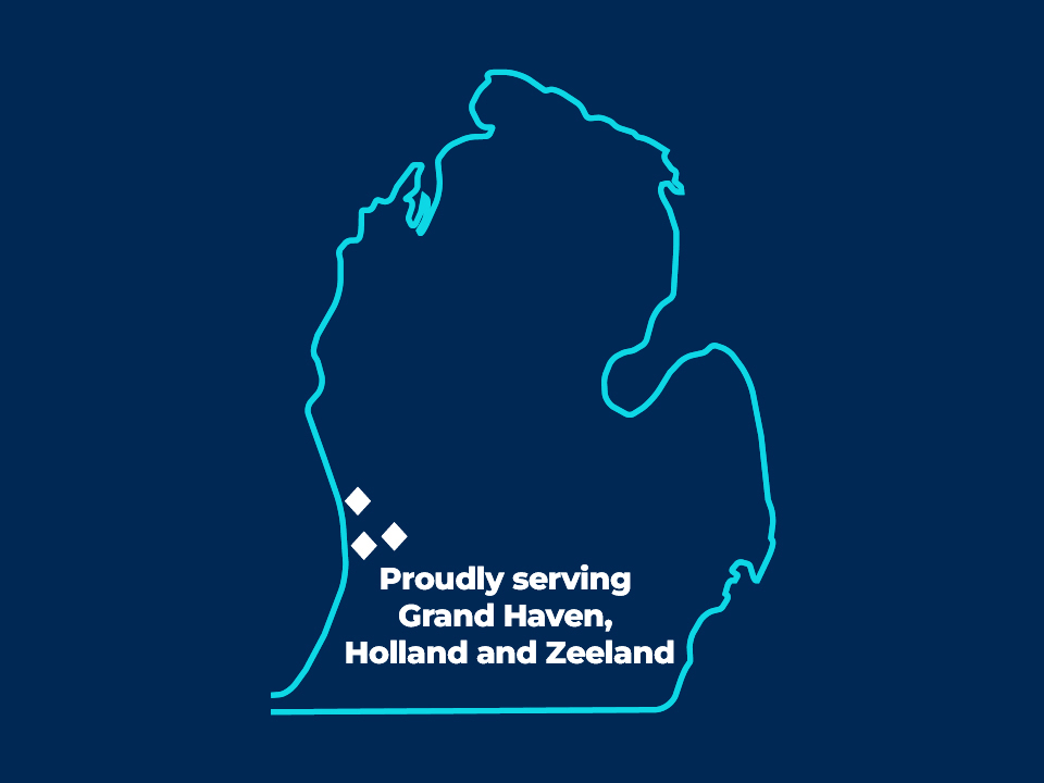 Map showing orthopedic services offered on the Lakeshore.