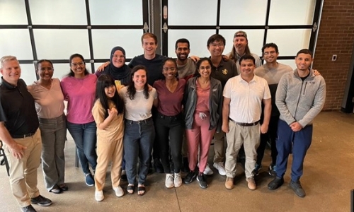 Med-Peds residents on retreat