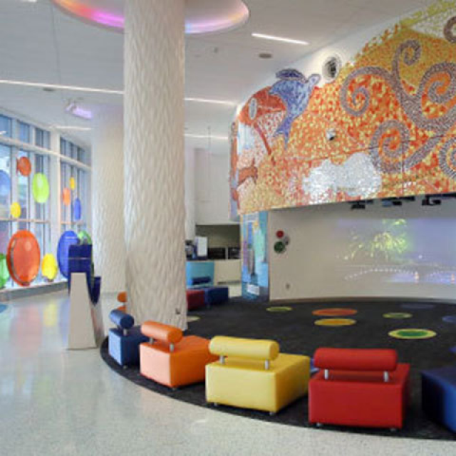 Lobby of the Helen Devos Children's Hospital