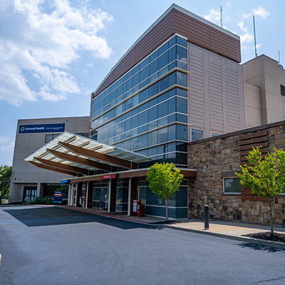 Exterior of Corewell Health Watervliet Hospital