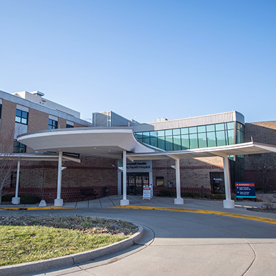 Exterior of Corewell Health Big Rapids Hospital