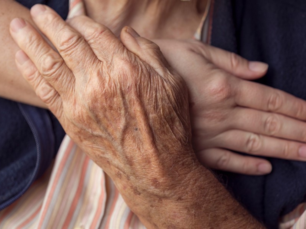 elderly patient hand