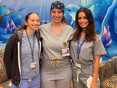 trio of chief residents