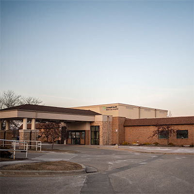 Exterior of Corewell Health Reed City Hospital