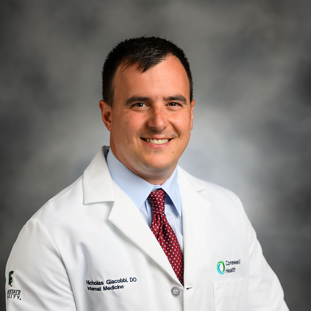 Portrait of Nicholas Giacobbi, DO, PhD