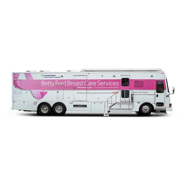 Betty Ford Breast Care Services mobile mammography vehicle