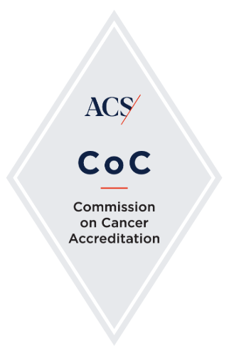 Commission on Cancer accreditation badge