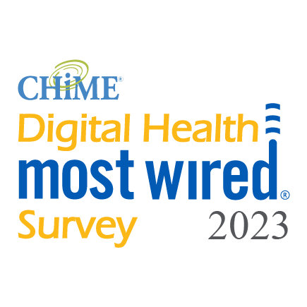 CHIME digital health most wired survey award logo