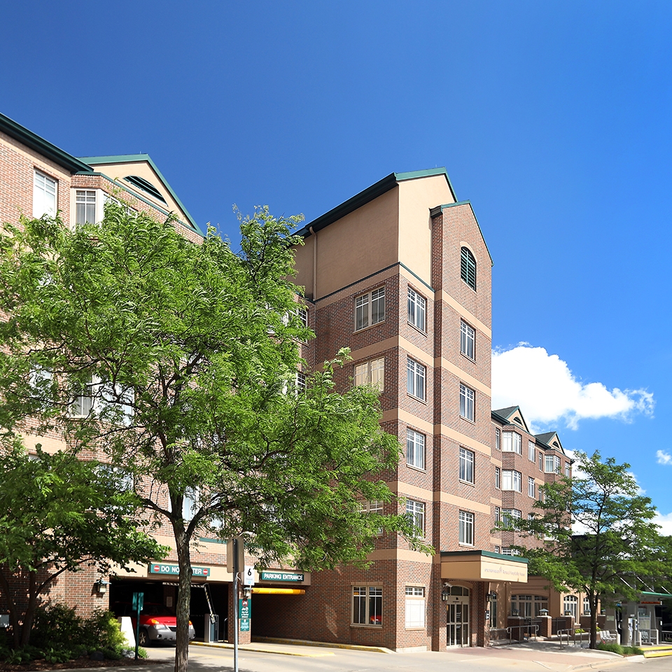 Exterior view of Renucci Hospitality House in Grand Rapids, Michigan.