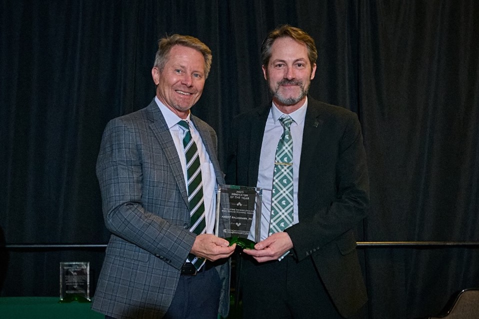 2025 MSU Innovator of the Year (Dr. André Bachmann)