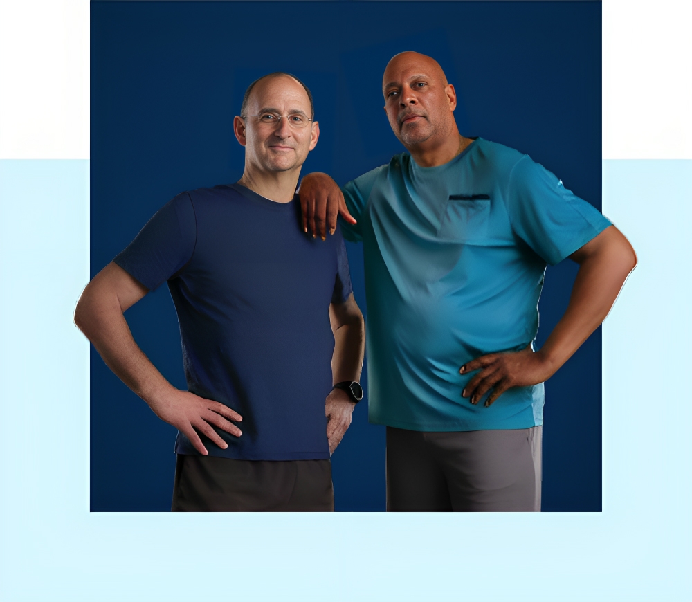 Portrait of Rick S. and Dr. Kernen.