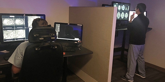 resident radiology diagnostic doctors reading scans outside of regular hours
