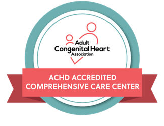 Adult Congenital Heart Association accreditation badge