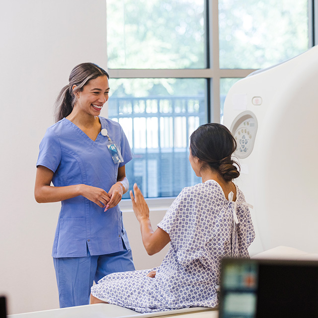 Image of Nurse with patient