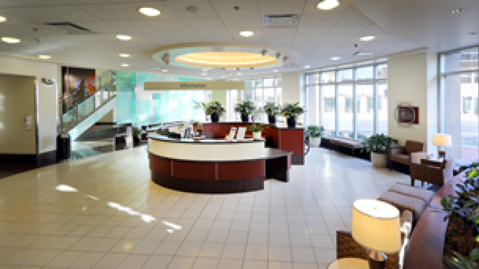 Lobby of the Meijer Heart Center